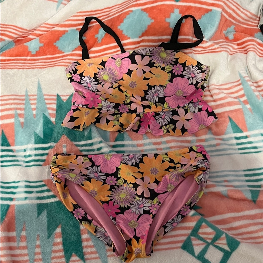 Floral Kids Swim Set